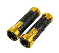 Agarre Accesorios Para Motocicleta 7/8 "22mm CNC Antideslizante Manillar Manillar Barra Final Manillar Para KYMCO AK550 AK 550 ABS 2017-2019 cubierta del manillar(Gold)
