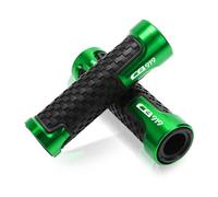 Agarre Accesorios Para Motocicleta, Manillar De 7/8 ''y 22mm, Empuñaduras De Mano, Agarre Final De Barra Para CB919 2001 2002 2003 2004 2005 2006 cubierta del manillar(Green)
