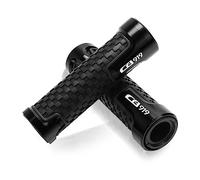 Agarre Accesorios Para Motocicleta, Manillar De 7/8 ''y 22mm, Empuñaduras De Mano, Agarre Final De Barra Para CB919 2001 2002 2003 2004 2005 2006 cubierta del manillar(Black)