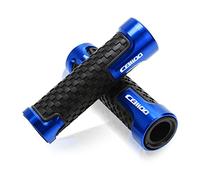 Agarre Accesorios Para Motocicleta, Manillar De 7/8 ''y 22mm, Empuñaduras De Mano, Agarre Final De Barra Para CB1100/GIO Especial 2013-2016 2015 2014 cubierta del manillar(Blue)