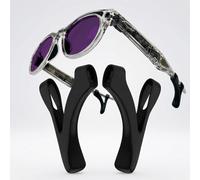 Agarre ajustable para gafas compatible con Oakley Meta HSTN/Vanguard, Ray-Ban Meta Gen 1/Gen 2/Wayfarer/Skyler/Headliner, retenedores de silicona antideslizantes, suaves y cómodos