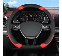 Agarre cómodo Cubierta Protectora Antideslizante para Volante Embellecedor para Kia para Sportage para Optima K5 Interior para De Coche(Rojo)