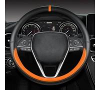 Agarre cómodo Protector Interior para Volante De Coche Cubierta Protectora Antideslizante para Embellecedor para Toyota para Camry CH-R 2021(Orange)