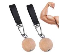Agarre De Bola Para Dominadas - 2 Piezas de Equipo de Fitness | Entrenador De Fuerza De Antebrazo Antideslizante,para Entrenamiento de Antebrazos con Barra, Bandas de Resistencia y Mancuernas