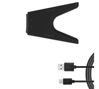 Agarre de carga 2 en 1 en forma de V con cable de carga tipo C para Nintendo Joy-Con, ABS