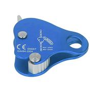 Agarre de Cuerda de Escalada Ascensor de Escalada de Bloqueo Automático de Aleación de Aluminio 8-13 Mm Tope de Agarre de Cuerda de Escalada para Escalada Al Aire Libre (Azul)