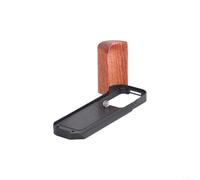 Agarre de madera para cámara Fujifilm X-For T30, X-For T20, X-For T10 - Mango de palisandro con placa base suiza, accesorio ergonómico de soporte en L para batería rápida (negro)