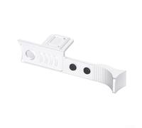 Agarre de metal para pulgar compatible con Q2 Hot Shoe Montado Soporte ergonómico Ligero CNC Aleación de aluminio con textura para un funcionamiento constante (plata)