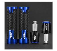 agarre de motocicleta PARA Hon@&da SH300i SH 300 I 2013-2019 2020 2021 2023 2024 Extremos De Puños De Manillar De Motocicleta De 7/8'' 22 Mm Tapones De Extremo De Puño De Manillar(A black blue set)