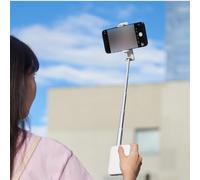 Agarre de obturador de cámara para smartphone con control remoto inalámbrico y luz de relleno, mango ergonómico para grabación de video estable y fotografía selfie