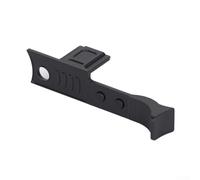 Agarre de pulgar de metal para cámaras Q2 y Q2, mango hecho a mano con precisión CNC con acceso a función sin obstáculos (negro)