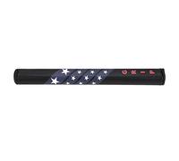 Agarre de putter Puños de reemplazo para palos de ,Antideslizante cubierto de PU cómoda Club putter grip accesorio de reemplazo,blanco, rojo, negro(negro)