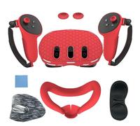 Agarre de silicona a prueba de sudor para protector de controlador de auriculares, varios colores, accesorios de agarre