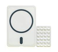 Agarre De Silicona Con Para Teléfono | Sujeción Magnética Con Silicona Removible - Soporte Para Agarre Trasero Del Teléfono Y Base Para Smartphone | Para Grabación, Ver, Ducha, Gimnasio, Coche, Viajes