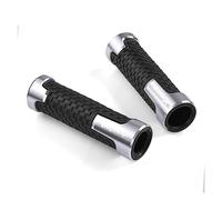 Agarre Empuñadura De Gel De Goma De Aluminio CNC Para Motocicleta De 22mm Para XL1000 / XL1000V Varadero XL 1000 V 1999-2013 2003 2002 cubierta del manillar(Silver)