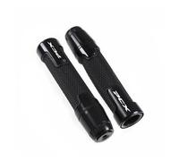 Agarre Empuñadura De Gel De Goma Para Manillar De Motocicleta, Accesorios De Aluminio CNC De Modificación Universal De 22mm Para PCX 150 125 cubierta del manillar(Black)