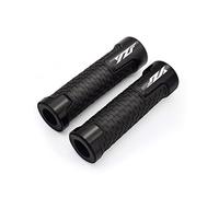 Agarre Empuñadura De Manillar De Carreras YZF Para Motocicleta, Empuñadura De Goma Suave De Aluminio Para Yamaha R1 R3 R6 R125 R6S R25 600R cubierta del manillar(Black)