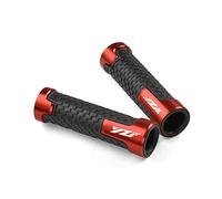 Agarre Empuñadura De Manillar De Carreras YZF Para Motocicleta, Empuñadura De Goma Suave De Aluminio Para Yamaha R1 R3 R6 R125 R6S R25 600R cubierta del manillar(Orange)