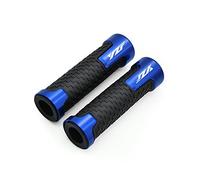 Agarre Empuñadura De Manillar De Carreras YZF Para Motocicleta, Empuñadura De Goma Suave De Aluminio Para Yamaha R1 R3 R6 R125 R6S R25 600R cubierta del manillar(Blue)