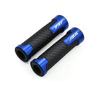 Agarre Empuñadura De Manillar De Carreras YZF Para Motocicleta, Empuñadura De Goma Suave De Aluminio Para Yamaha R1 R3 R6 R125 R6S R25 600R cubierta del manillar(Blue)