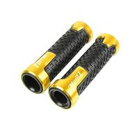 Agarre Empuñaduras De Goma CNC Para Manillar De Motocicleta De 7/8 ", Empuñadura De Gel Para Extremo De Barra Para Suzuki TL1000 R 1998-2002 2003 cubierta del manillar(Gold)