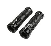Agarre Empuñaduras De Goma CNC Para Manillar De Motocicleta De 7/8 ", Empuñadura De Gel Para Extremo De Barra Para Suzuki TL1000 R 1998-2002 2003 cubierta del manillar(Black)