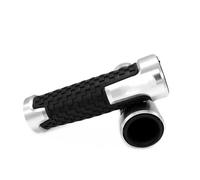 Agarre Para CBR400RR Nc29 Nc23 CBR 400 RR CBR400 Motocicleta 7/8 ''22mm Manillar De Motocicleta Empuñaduras Manillar Tapa De Extremo De Barra cubierta del manillar(Silver)