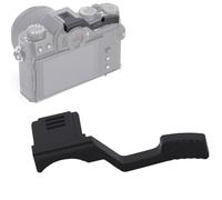 Agarre para el pulgar para FUJIFILM X-T30 II/X-T30 III/XT10/XT20/XT30/X-T50, soporte para pulgar de zapata caliente con patrón de onda antideslizante, estabilizador de aleación de aluminio y soporte