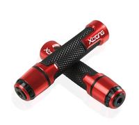 Agarre Para Kymco Xciting 200 300 400 500 7/8 "empuñaduras De Manillar De Motocicleta CNC Agarre De Gel De Goma Universal Rojo Azul Dorado Negro Naranja cubierta del manillar(Red)