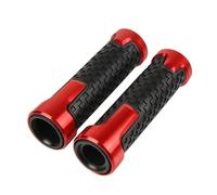 Agarre Para Manillar De Motocicleta Para YAMAHA YZFR1/R15/R25/R3/R6, Empuñadura De PVC CNC, Empuñadura De Gel De Goma, Manillar De Motocross cubierta del manillar(Red)