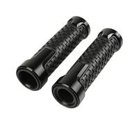 Agarre Para Manillar De Motocicleta Para YAMAHA YZFR1/R15/R25/R3/R6, Empuñadura De PVC CNC, Empuñadura De Gel De Goma, Manillar De Motocross cubierta del manillar(Black)