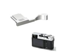 Agarre para pulgar compatible con Fujifilm 100VI/X100V/X100F, soporte ergonómico para dedos de zapata caliente, mango de aleación de aluminio estable para cámara X-E4 X-E3, accesorio de fotografía de