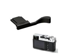 Agarre para pulgar compatible con Fujifilm 100VI/X100V/X100F, soporte ergonómico para dedos de zapata caliente, mango de aleación de aluminio estable para cámara X-E4 X-E3, accesorio de fotografía de