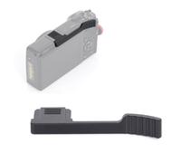 Agarre para pulgar para Ricoh GR4 GR IV GRIV, reposamuñecas de aleación de aluminio, agarre ergonómico para pulgares hacia arriba, agarre mejorado y estabilidad para cámara GR4 (negro)
