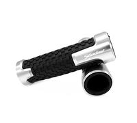 Agarre Para Shadow VT 400 600 750 1100 VT400 VT600 13 Accesorios De Motocicleta 7/8 ''22MM CNC Manillar Empuñaduras Manillar cubierta del manillar(Silver)