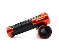 Agarre Para Shadow VT 400 600 750 1100 VT400 VT600 13 Accesorios De Motocicleta 7/8 ''22MM CNC Manillar Empuñaduras Manillar cubierta del manillar(Orange)