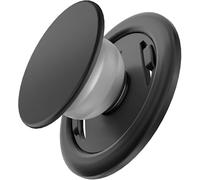 Agarre para teléfono, Soporte magnético para Fundas de iPhone, se Abre y se Cierra con un Solo Dedo, extraíble para Carga inalámbrica, Color Negro