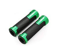 Agarre Para YAMAHA FZ1 YZFR6 YZFR1 YZF-R1 2019 Motocicleta 22mm Empuñaduras De Mano CNC Aluminio Empuñadura De Goma Accesorios Para Motocicletas cubierta del manillar(Green)