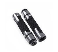 Agarre Para Yamaha Make 1000 Fzs600 150 Fz1 Fz6 Fz8 Fz Universal 7/8 "22mm Barra De Guía De Mango De Aluminio Antideslizante Para Motocicleta cubierta del manillar(Titanium)