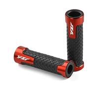 Agarre Para Yamaha R1 R3 R6 R15 R125 R25 Accesorios Motocicleta Patín Manillar Agarre Acelerador CNC Agarre Todos Los Años cubierta del manillar(Orange)