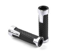 Agarre Para Yamaha R1 R3 R6 R15 R125 R25 Accesorios Motocicleta Patín Manillar Agarre Acelerador CNC Agarre Todos Los Años cubierta del manillar(Silver)