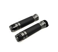 Agarre Para YAMAHA YZF R1 R6 R7 XJR FZ1 FZ6 Motocicleta CNC Universal 7/8 ''22MM Manillar Mano Manillar Tapas Puños Carreras cubierta del manillar(Titanium)