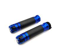 Agarre Para YAMAHA YZF R1 R6 R7 XJR FZ1 FZ6 Motocicleta CNC Universal 7/8 ''22MM Manillar Mano Manillar Tapas Puños Carreras cubierta del manillar(Blue)