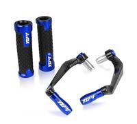 Agarre Para Yamaha YZF R1 YZFR1 YZF-R1M R1M 1998-2021 2019 2020 2018 2017 Empuñaduras De Manillar De Motocicleta Protector De Palancas De Embrague De Freno Protector cubierta del manillar(Blue)