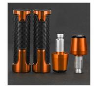 Agarre Para Z750 Z 750 Z750S Z750R Z750L 2005-2024 2023 2022 2021 Puños De Manillar De Motocicleta Extremos De Puño Tapón Deslizante Tapa cubierta del manillar(Orange)
