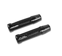 Agarre Piezas Universales De Motocicleta De 7/8 ''y 22mm, Manillar De Extremo De Manillar Para Yamaha MT25 MT-25 MT 25 2005-2017 2016 2015 cubierta del manillar(Black)