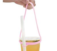Agarre portabotellas, Correa de Mango de Silicona portátil para Botellas de Agua de Boca Ancha, El Soporte de 31 cm/12,2 Pulgadas Hace Que la Botella Sea de Mano para Termo, Taza de café y Taza