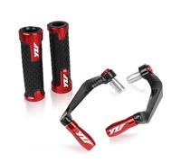 Agarre Protector De Manillar De Motocicleta YZFR1, Protector De Palancas De Embrague De Freno Para YAMAHA YZF-R1 YZF R1 R1M R1S 2015-2020 2019, Accesorios cubierta del manillar(Red)