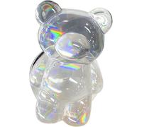 Agarre transparente 3D Gummy Bear para teléfono, soporte plegable expandible para teléfonos inteligentes y tabletas, diseño de oso, agarre seguro, fácil fijación y accesorios extraíbles para teléfonos