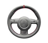 Agarre Volante Funda de Volante Microfibra Perforada Antideslizante para A1, 8X, A3, 8V, A4, B8, A5, 8T, A6, C7, A7, A8, D4, Q3, 8U, Q5, 8R